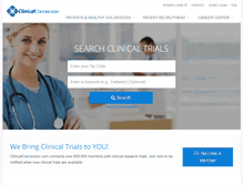 Tablet Screenshot of clinicalconnection.com